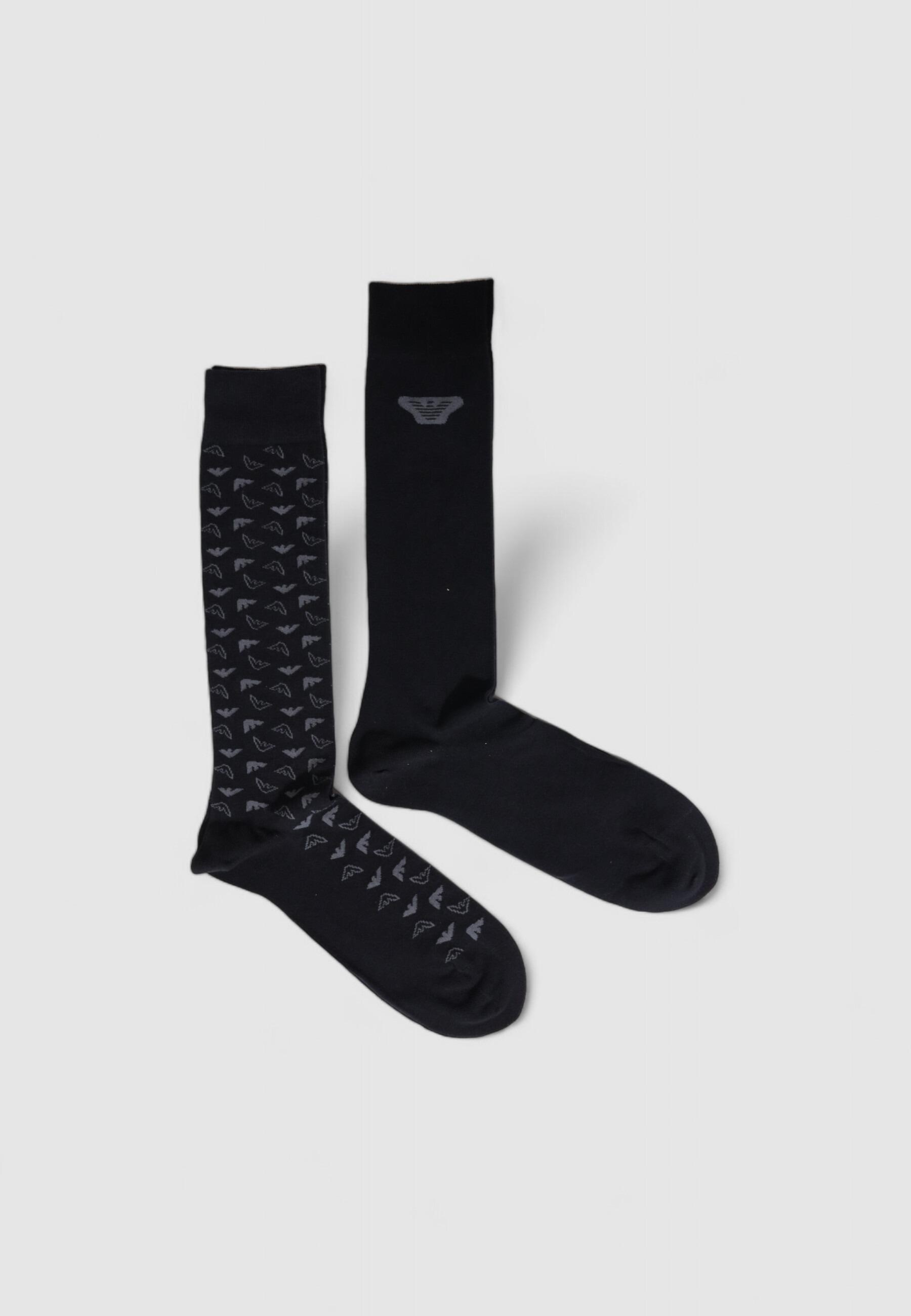 EMPORIO ARMANI CONNECTED Calzini Uomo 2 PACK Nero