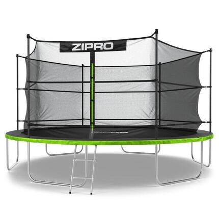 Second Life - Trampolina Zipro Jump Pro z siatką wewn. 14FT 435cm - stan dobry