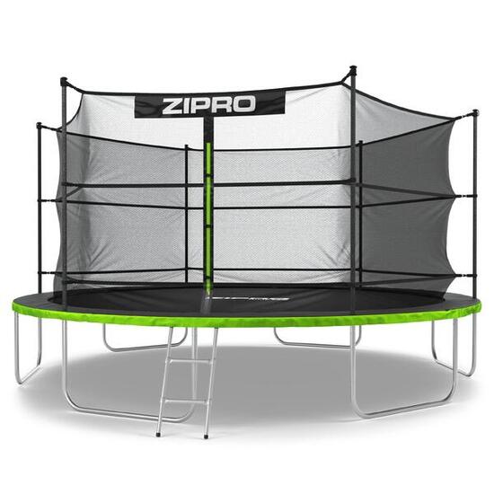 Second Life - Trampolina Zipro Jump Pro z siatką wewn. 14FT 435cm - stan dobry