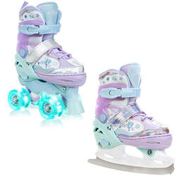 Patins Artistiques 2en1 Ajustable Isla Roues LED