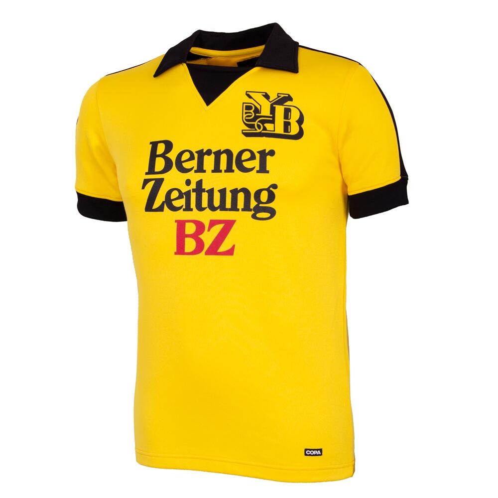 COPA FOOTBALL Retro Voetbalshirt - Heren - BSC Young Boys 1980 - 81 - Geel