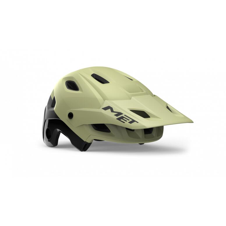 Casque avec Mentonnière Amovible Met Parachute MCR Mips Vert/Noir 5/6