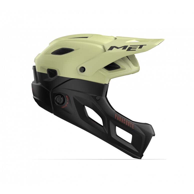 MET Parachute MCR Mips Fullface Helmet Pistachio Green 52-56cm (Small)