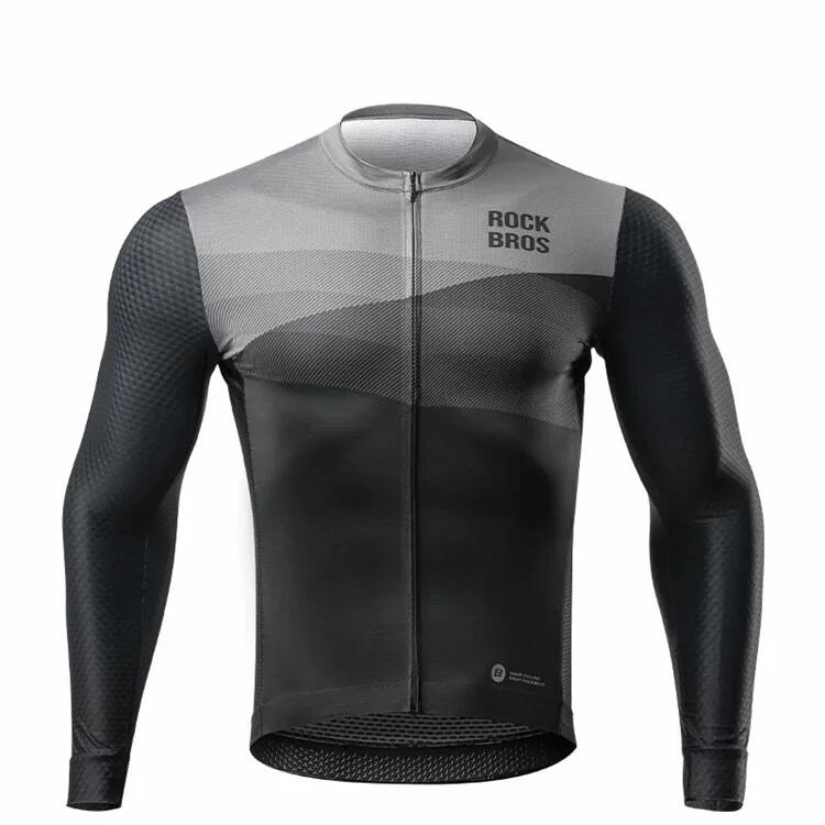 Maglia da ciclismo a maniche lunghe, giacca antivento 2/6