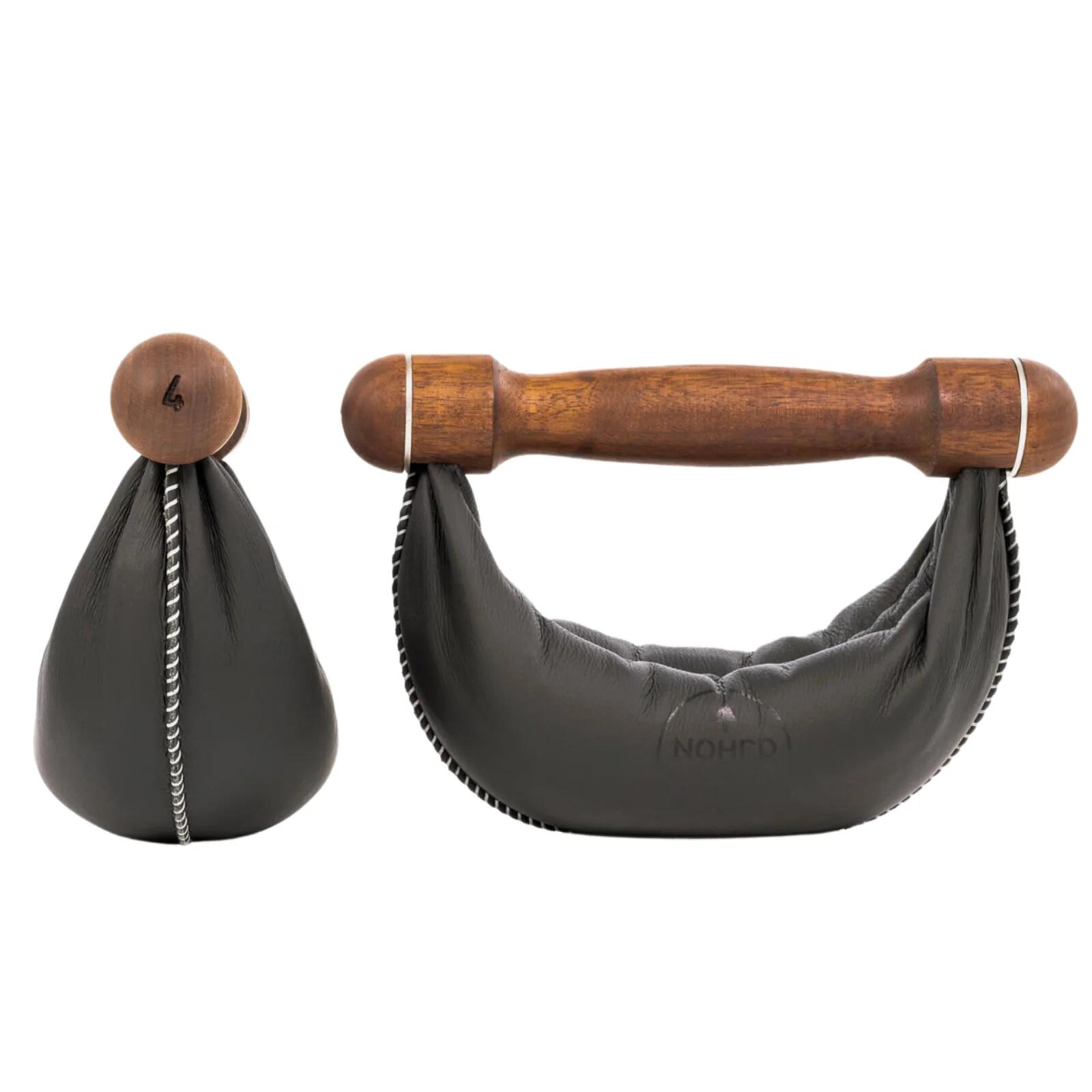 NOHRD Swing Board Set Walnoot - Kettlebells met opslag aan de muur 4/7
