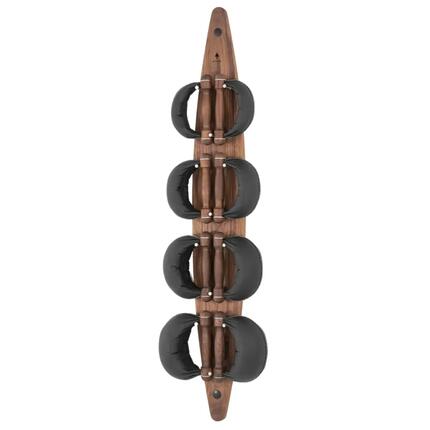NOHRD Swing Board Set Walnoot - Kettlebells met opslag aan de muur