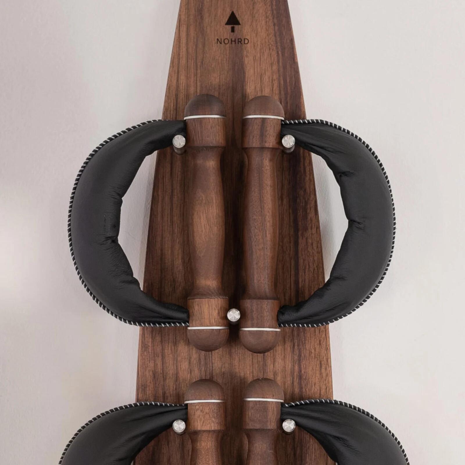 NOHRD Swing Board Set Walnoot - Kettlebells met opslag aan de muur 6/7