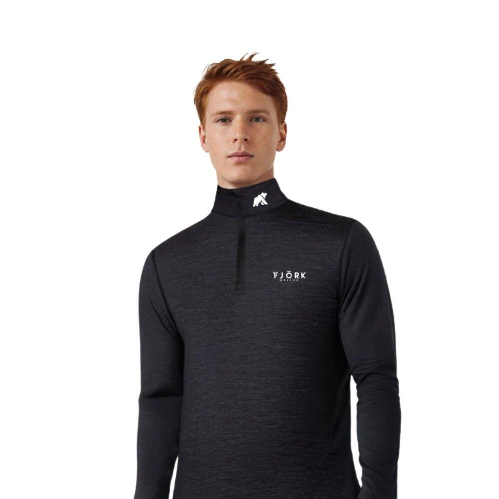 LangärLSiges Herren-T-Shirt aus 100 % Merinowolle – Finn 210 Zip 5/5