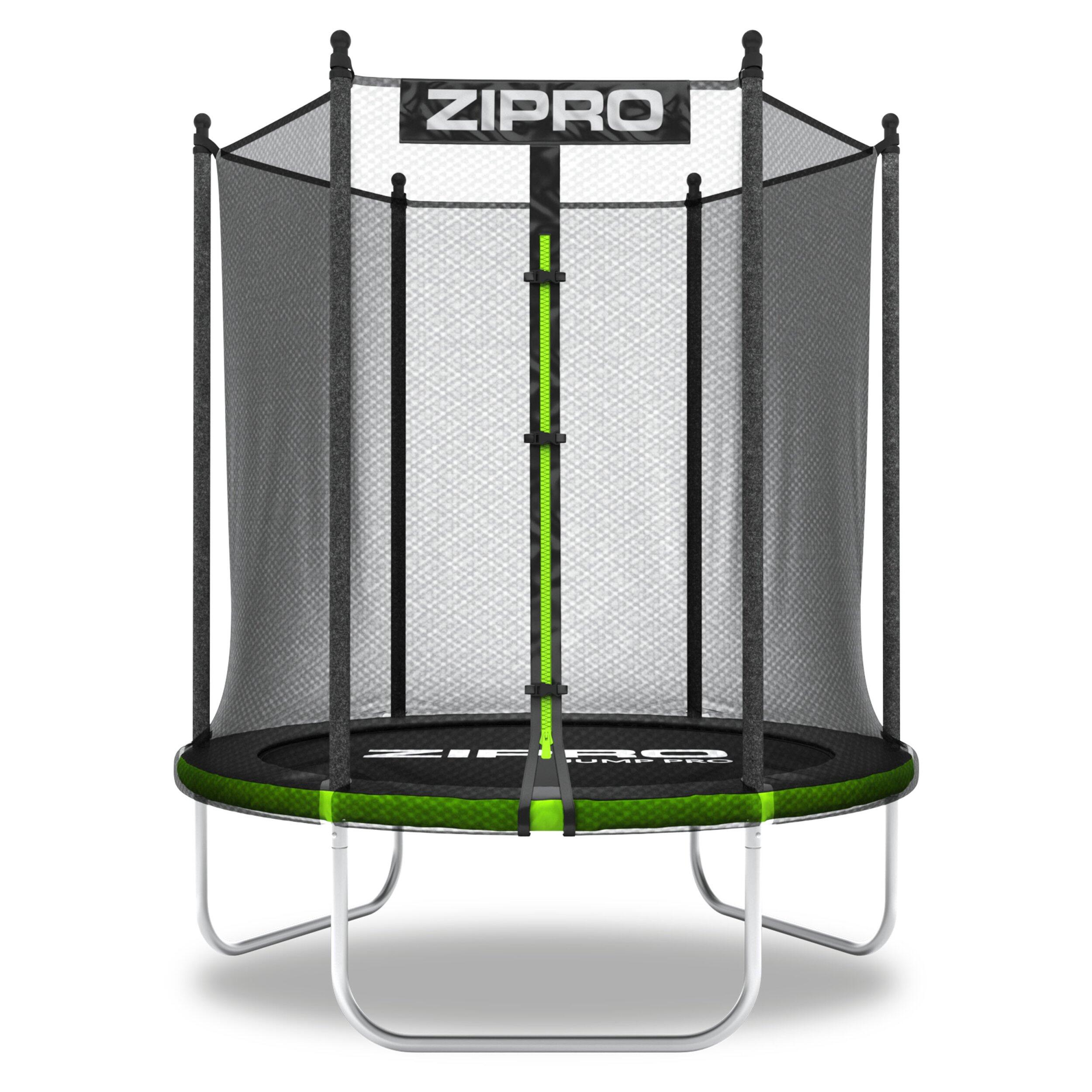 Second Life - Trampolina Zipro  z siatką zewnętrzną 4FT 127cm - stan dobry 1/7
