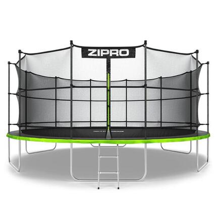 Second Life - Trampolina Zipro Jump Pro z siatką wewn. 16 FT 496 cm - stan dobry