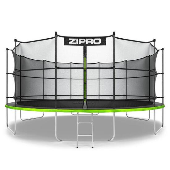 Second Life - Trampolina Zipro Jump Pro z siatką wewn. 16 FT 496 cm - stan dobry