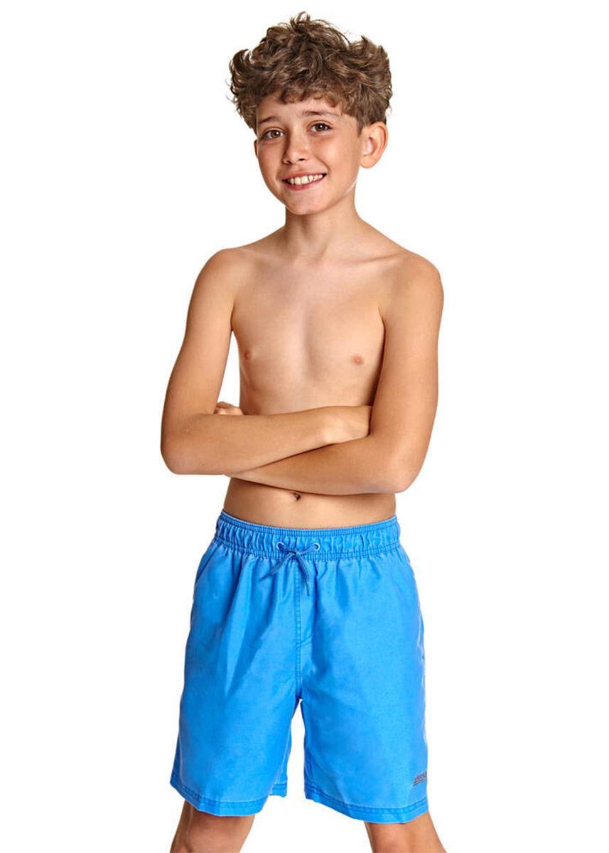 Shorts zoggs boys mosman washed de 15 polegadas - azul - tamanho gg