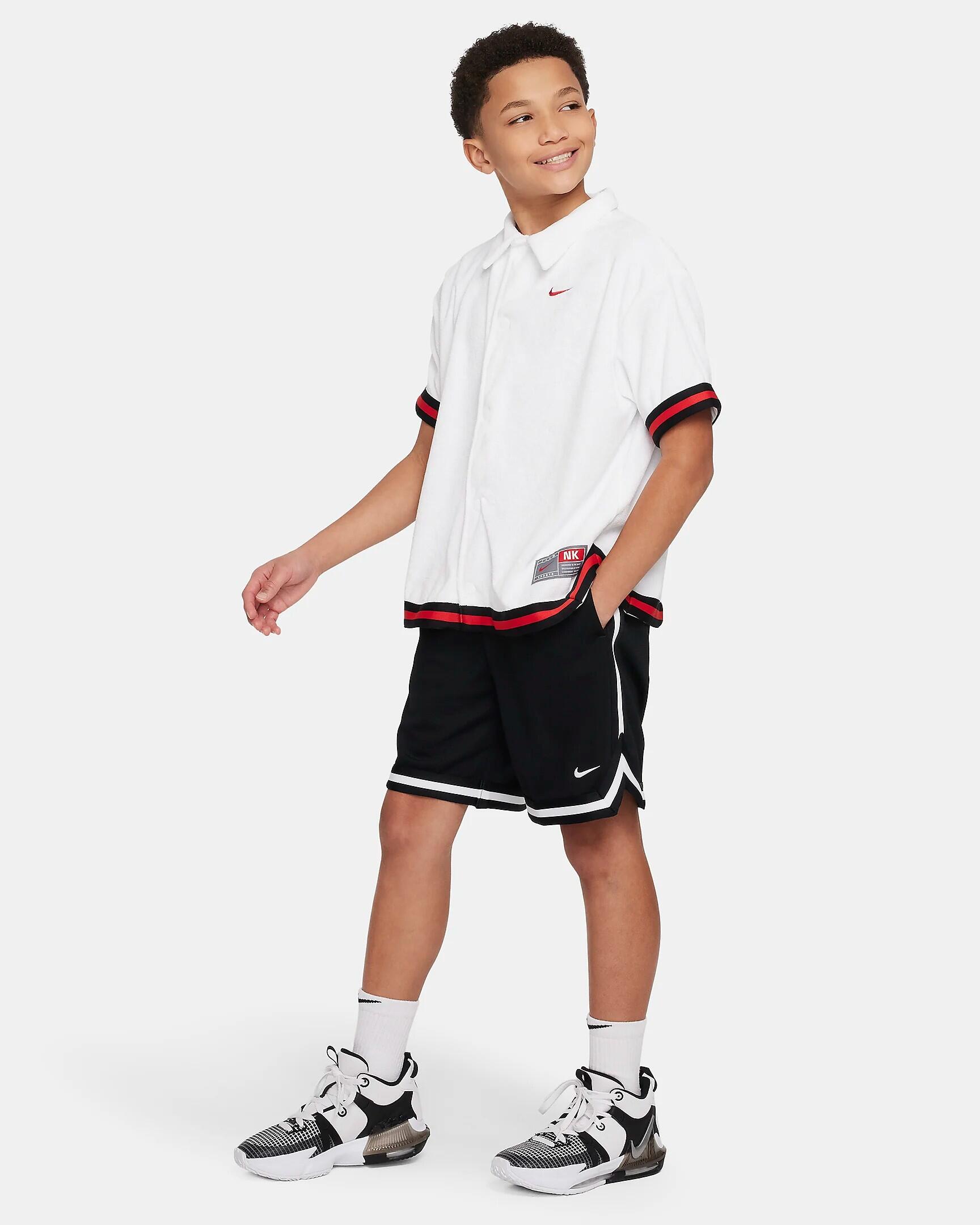 Pantaloncino ragazzo nike dri-fit dna - nero 5/5
