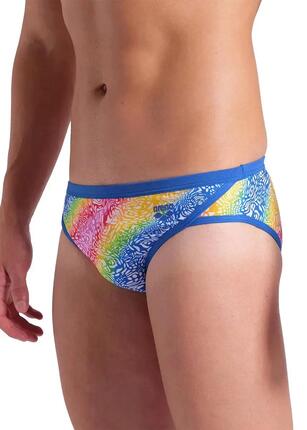 Arena Slip homme Let it Beat 8.5 cm - Bleu roi / Blanc