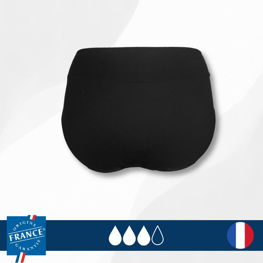 2x Slip da bagno mestruale a vita alta per Adolescente - Flusso plus 5/6