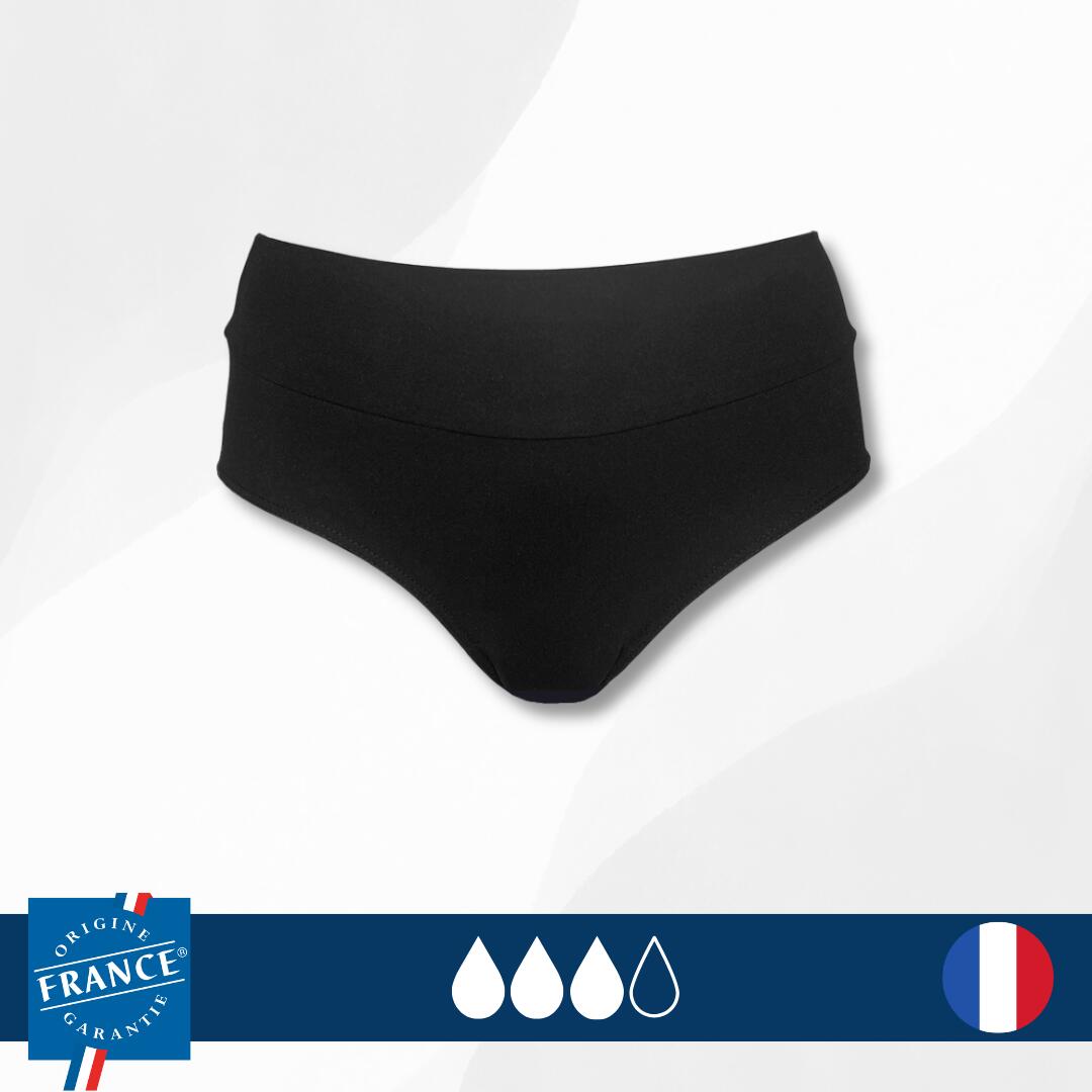 2x Slip da bagno mestruale a vita alta per Adolescente - Flusso plus 4/6