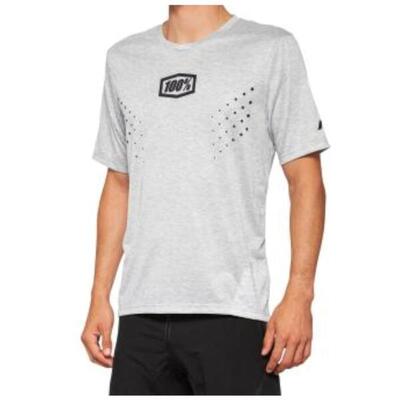 Airmatic mesh short sleeve jersey - grijs