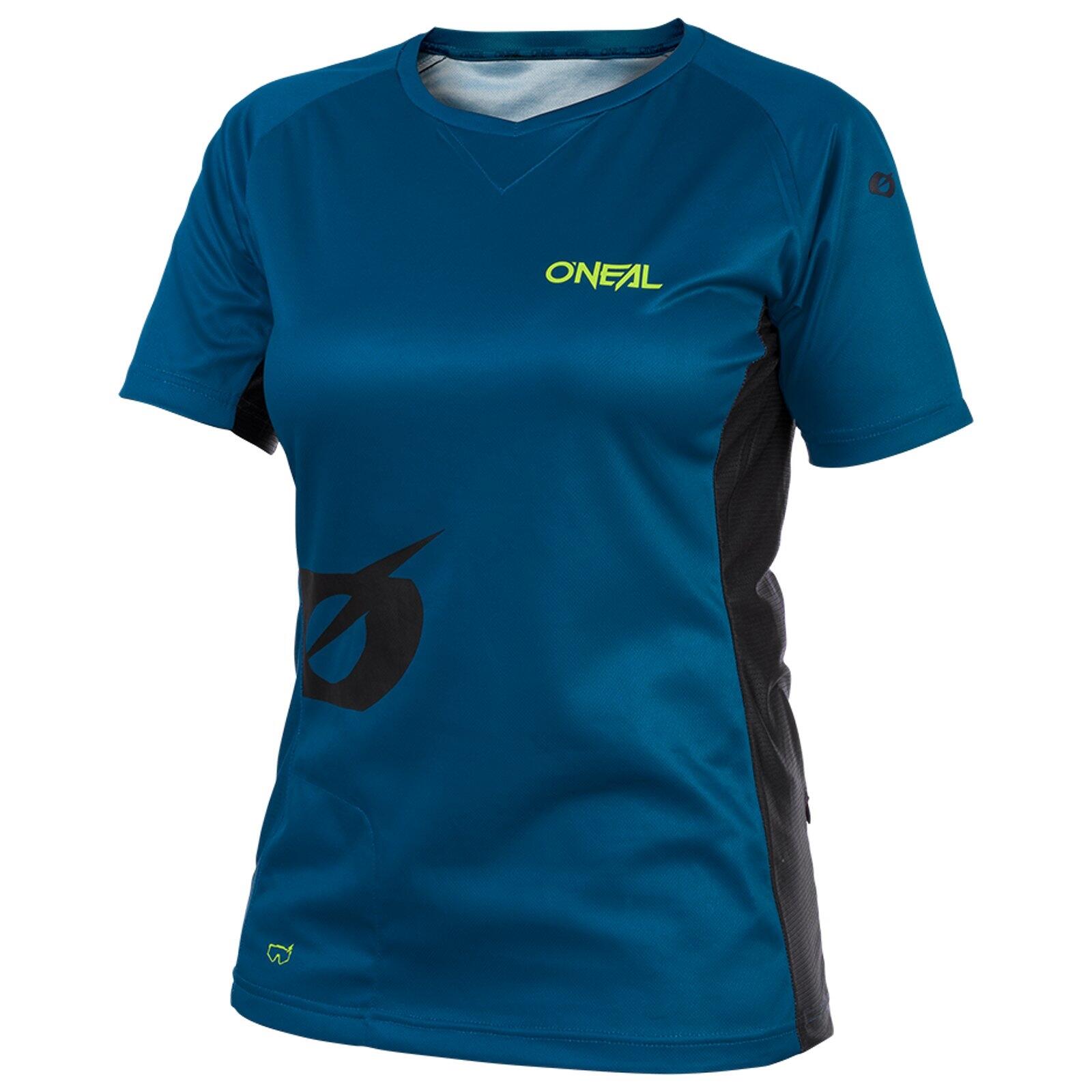 O'Neal - Maillot De Vélo Manches Longues Femme Soul Bleu - Maillot Manches Courtes - Bleu|turquoise - 40 M - Decathlon