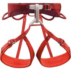 Harnais escalade Petzl Adjama M rouge réglable 5 porte-matériels