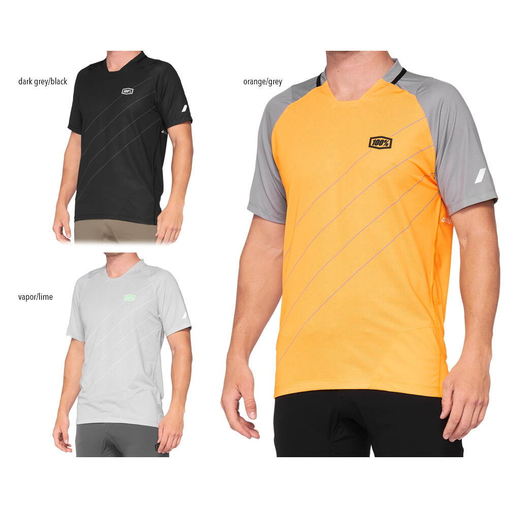 100% Herren Jersey Kurzarm Celium 3/5