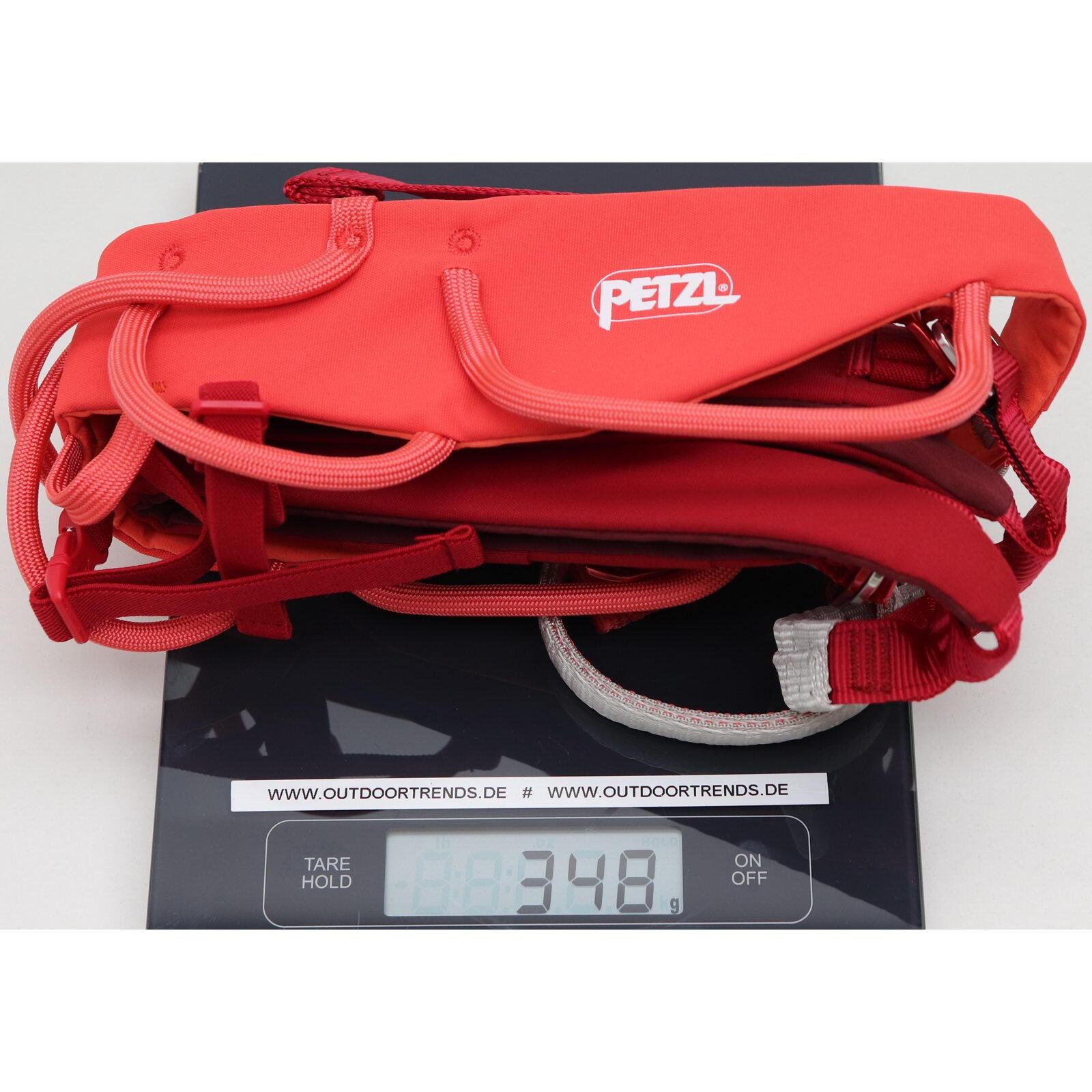 Climbing Harness PETZL LUNA Women Coral Red Adjustable 5 Gear Loops 7/7