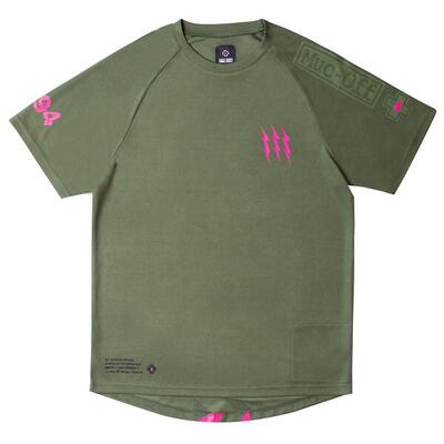 Maglia da motociclista Muc-Off manica corta verde
