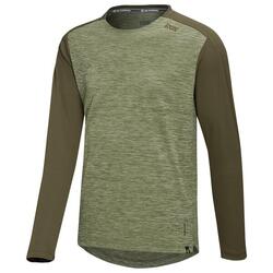 Flow X Maillot à manches longues - Olive-Dark Olive