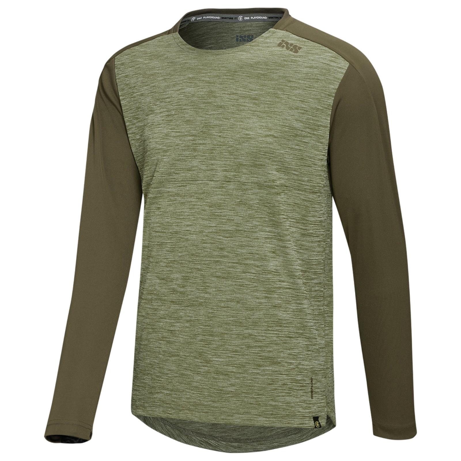 Maglia Flow X a manica lunga - Oliva scura 1/1