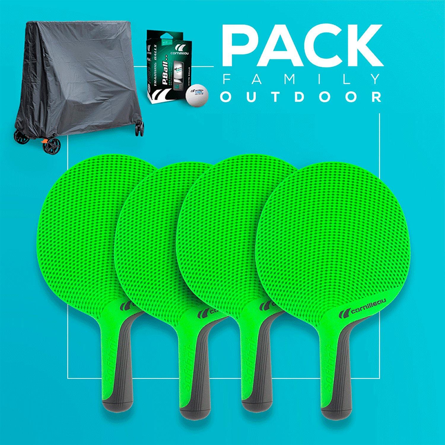 Juego de palas de tenis de mesa para exterior 1/6