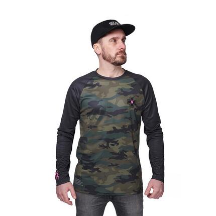 Muc Off Herren Jersey Premium Riders Long Sleeve, Camo