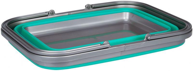 Bacinella Pieghevole Blu Grande - Per Campeggio, Cucina, Lavaggio Verdure, In PP+TPR, Salvaspazio, Multifunzione - Foto 5