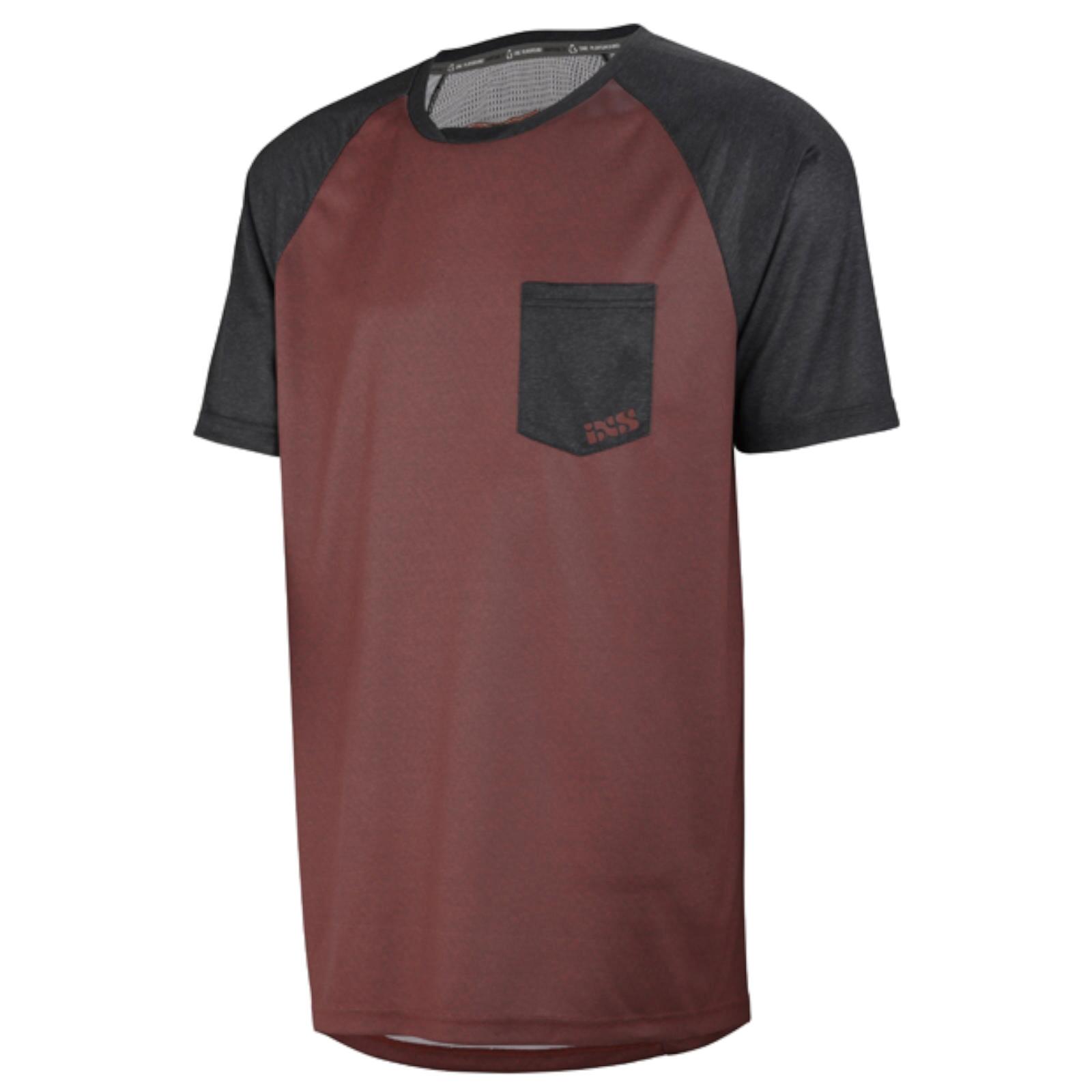 Maillot Manches Courtes - Flow Rouge/Noir 1/2