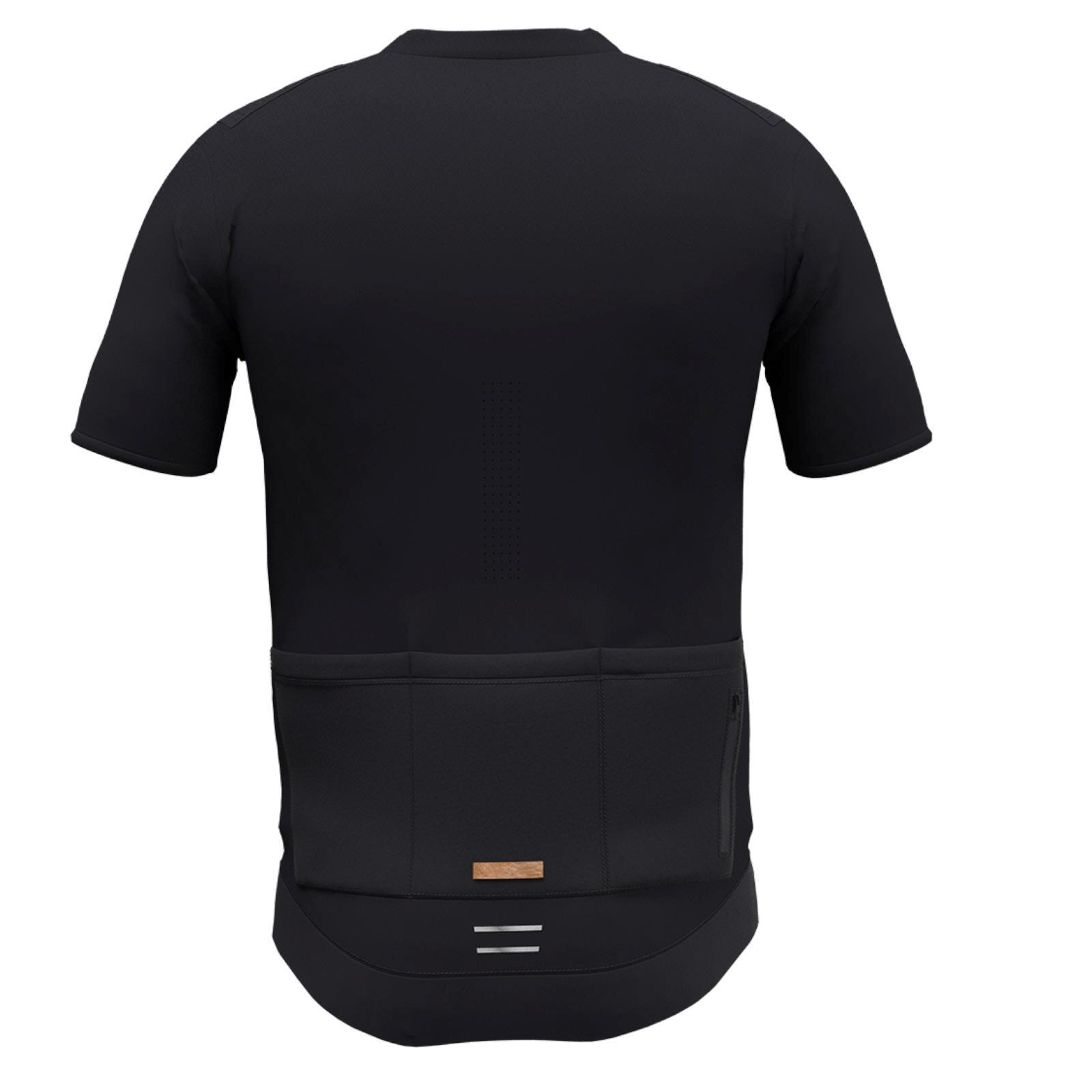 Maillot Manches Courtes VTT Trail 3.0 Noir 3/4