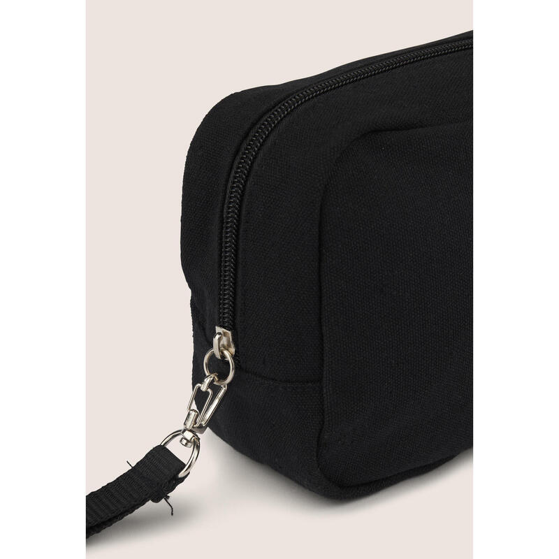 Trousse en toile unicolore