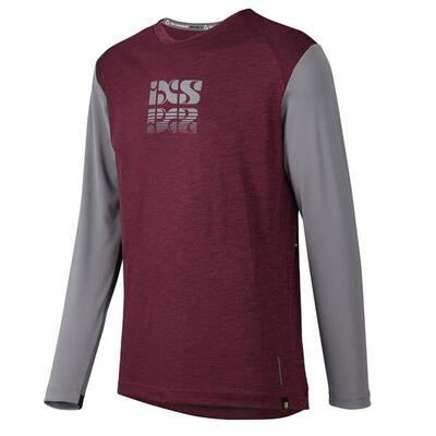 Trigger x lange mouwen jersey raisin-solid graphite