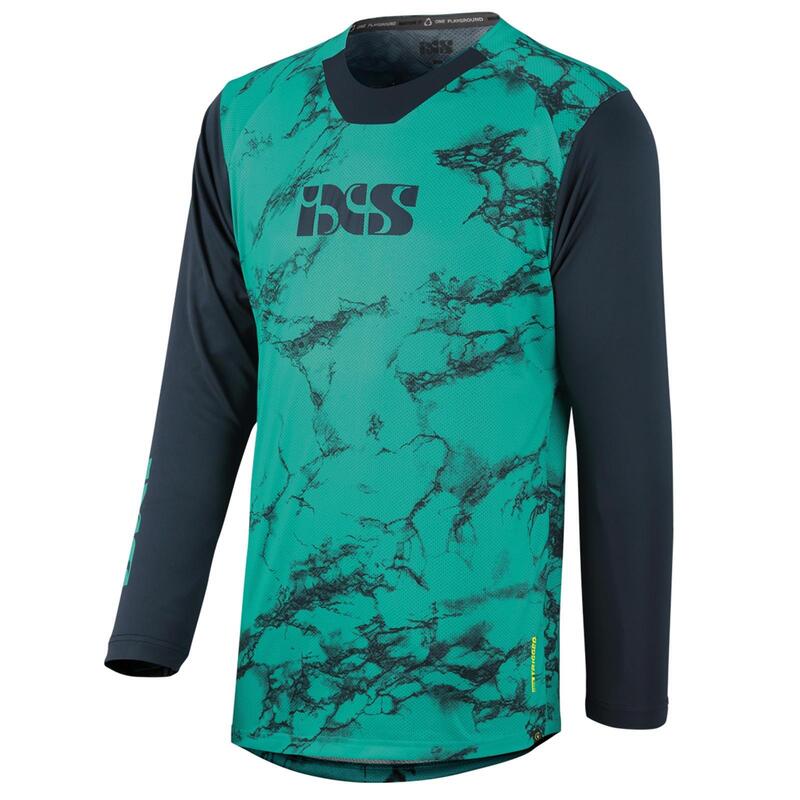 Maillot Trigger X Air Manga Larga - Turquesa/Azul
