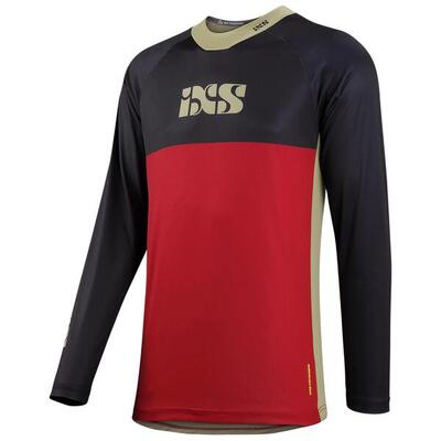 Trigger x lange mouw jersey - rood/zwart