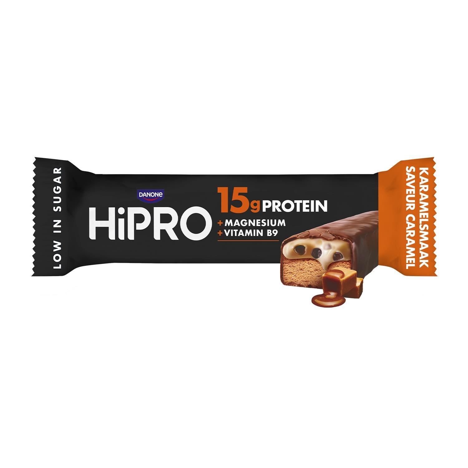 HIPRO Barre Protéinée - Caramel - 55g 2/5