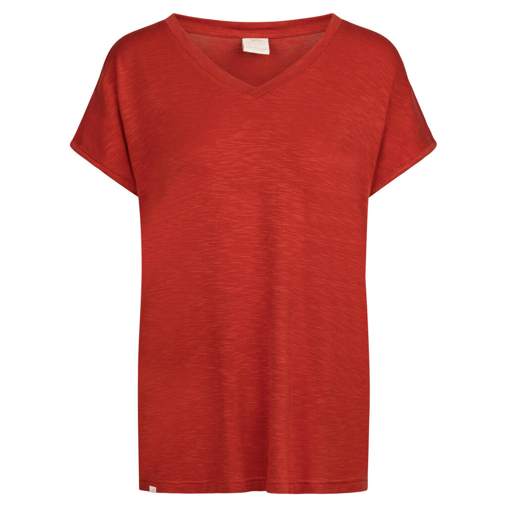 Womens/Ladies Kabra Relaxed Fit TShirt (Burnt Sienna)