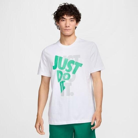 T-shirt uomo nike sportswear just do it - bianco