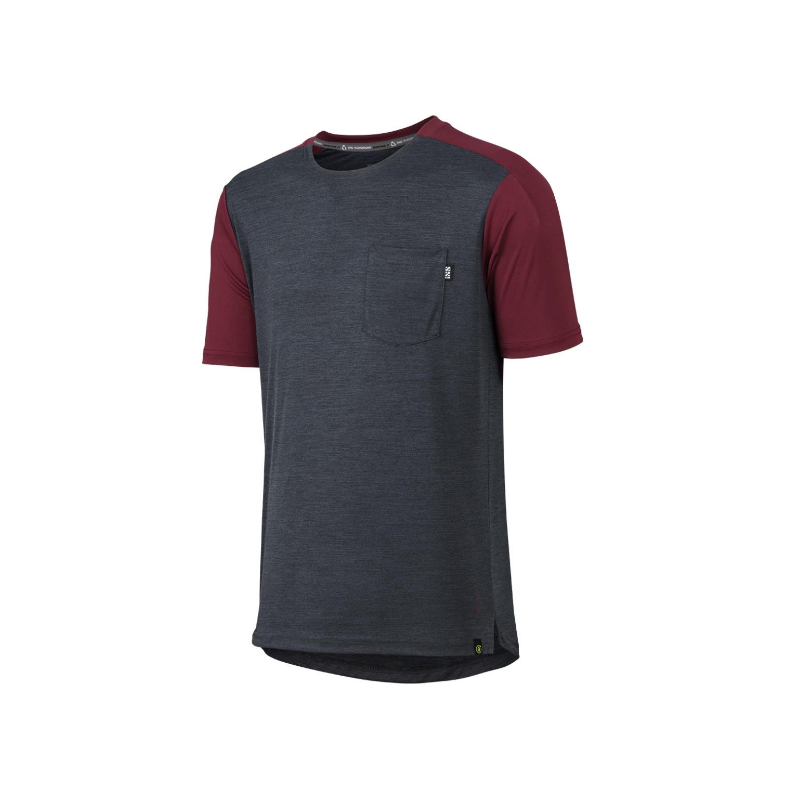 Flow X Kids Jersey zwart-solid raisin 3/4