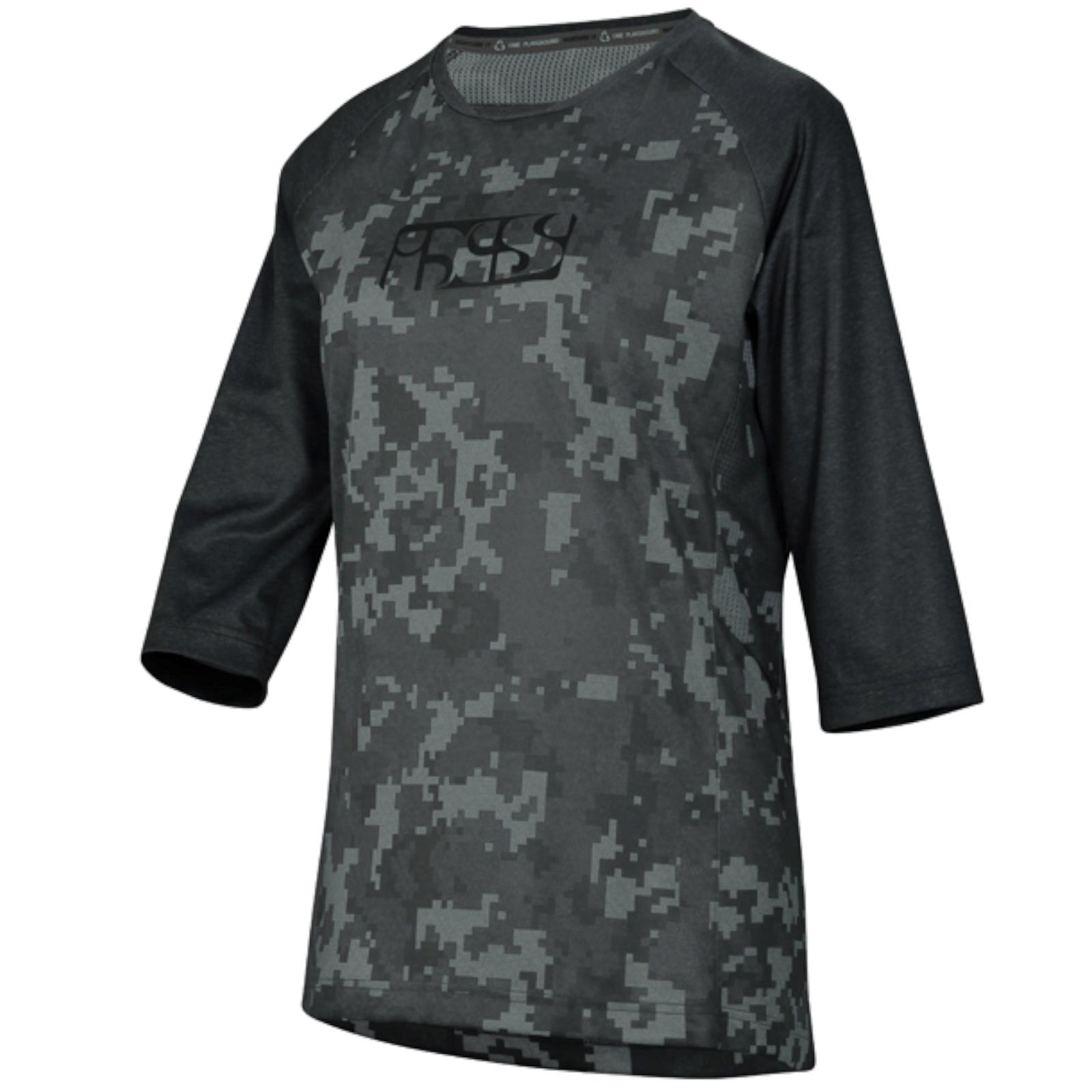Carve Ladies Jersey - Black/Camo - 3/4 Sleeve 1/1