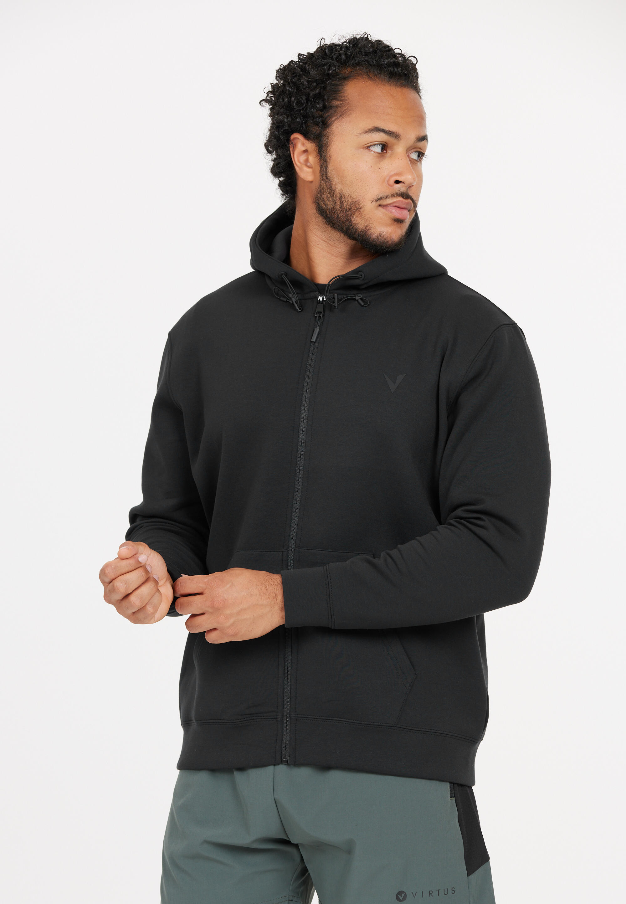 Sweatshirt à capuche full zip Virtus Taro 5/5