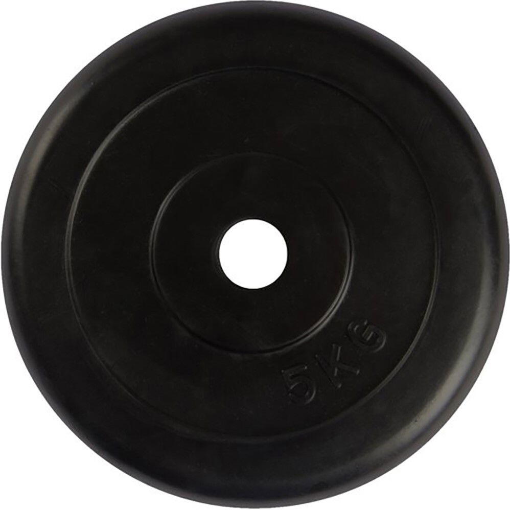 Rubberen Halterschijf - Halter gewicht - 30 mm - 0.5 kg 4/5