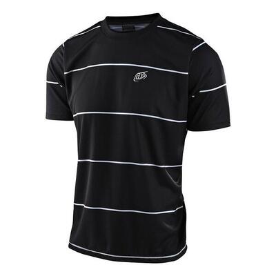 Mtb-shirt flowline met korte mouwen zwart heren