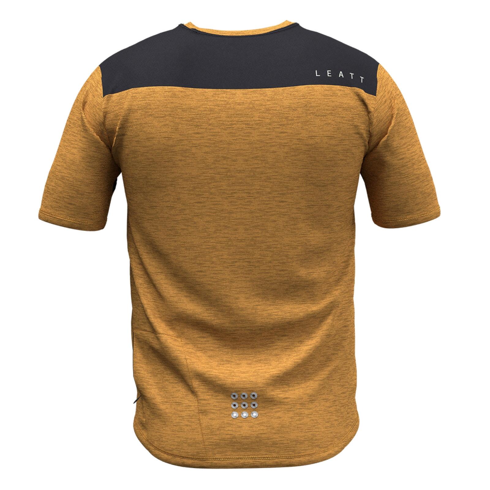 Maillot Manches Courtes VTT Leatt MTB Trail 1.0 Jaune 3/5