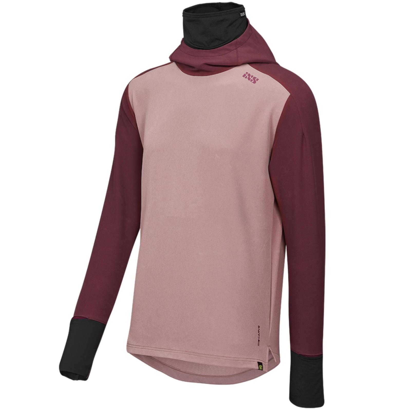 Maglia con cappuccio Carve Digger EVO - Taupe-Raisin 2/3