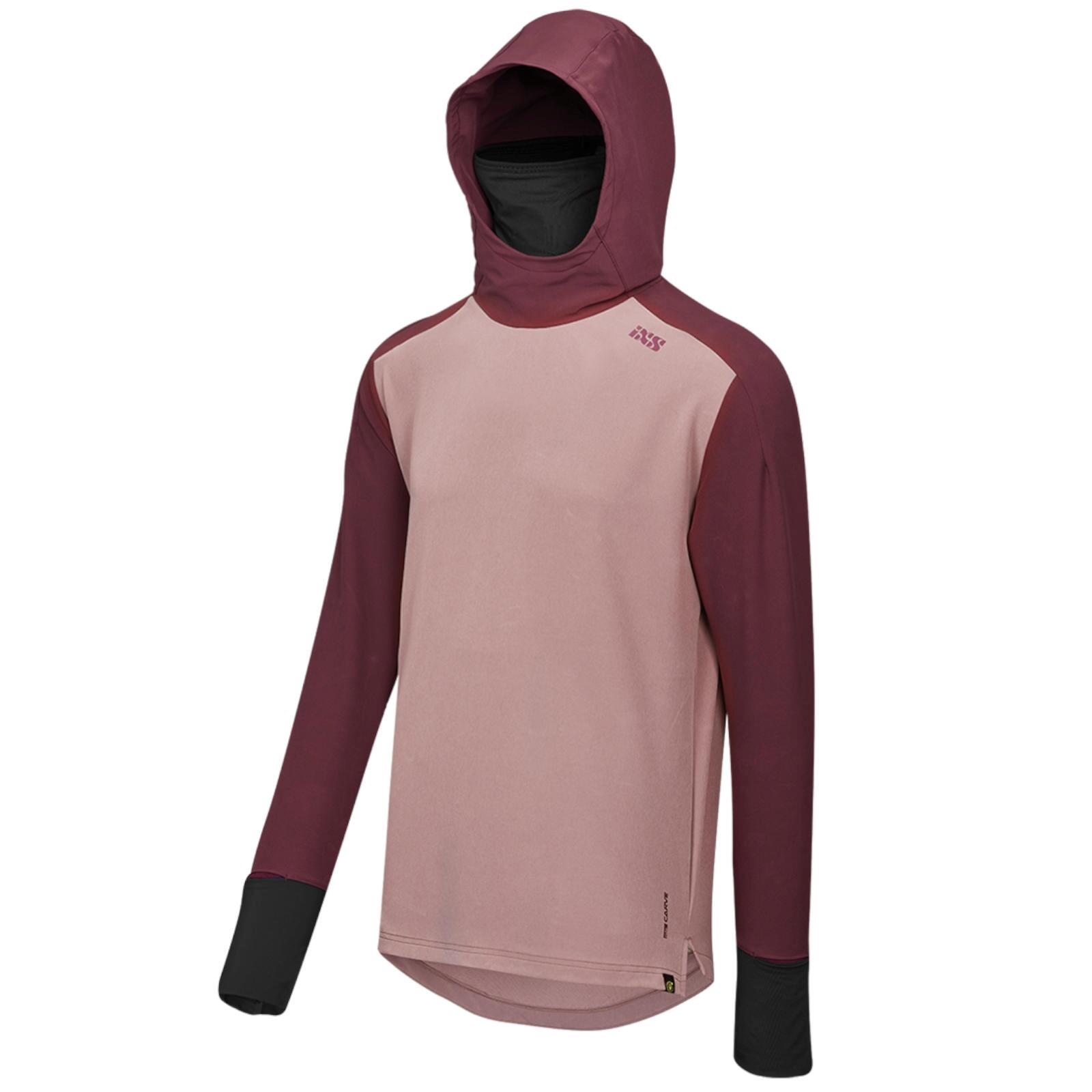 Maglia con cappuccio Carve Digger EVO - Taupe-Raisin 1/3