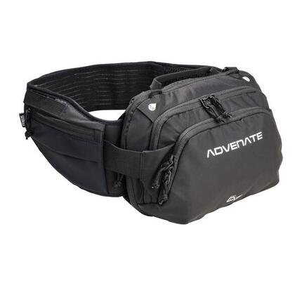 Hüfttasche und Lenkertasche in einem – Genius 3 + 2 Pure Black – Schwarz