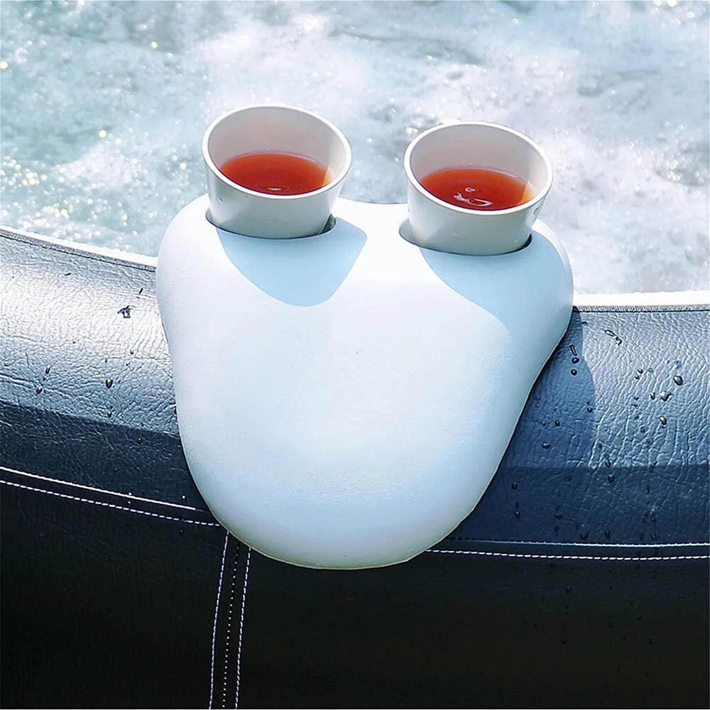 Kopfstützen- und Becherhalter-Set für aufblasbare Whirlpools 3/6